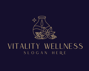 Candlelight Wellness Spa logo design