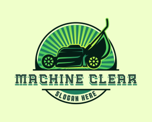 Tool - Field Lawn Mower Maintenance logo design