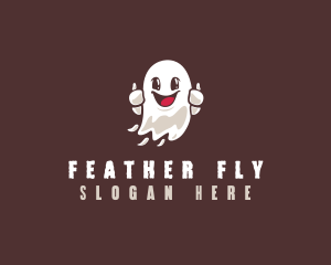 Thumb Flying Ghost logo design