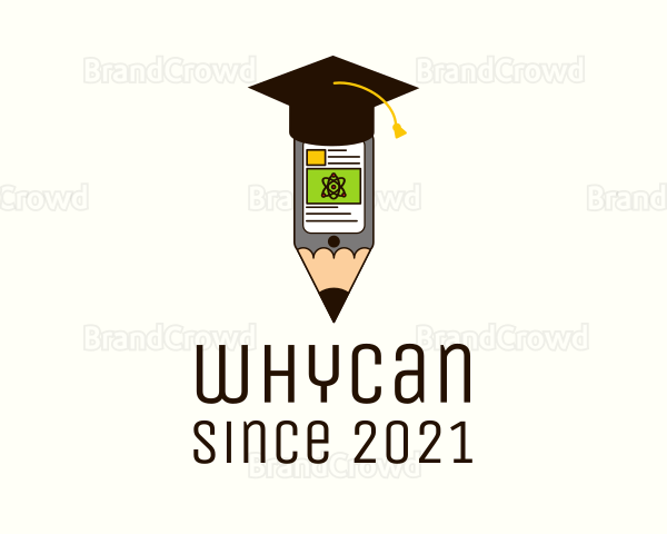 Graduation Cap Mobile Class Logo