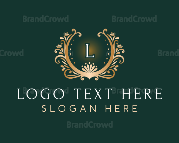 Luxury Flower Beauty Logo