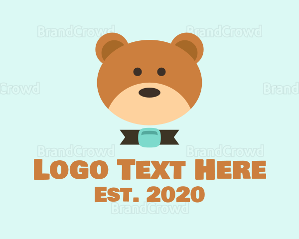 Brown Teddy Bear Logo