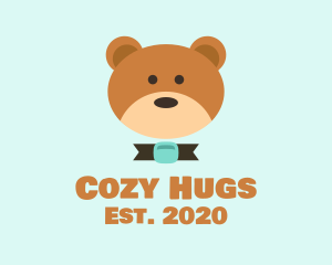 Cuddly - Brown Teddy Bear logo design