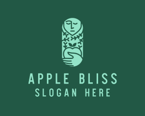 Green Apple Wellness logo design