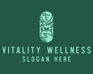 Green Apple Wellness logo design