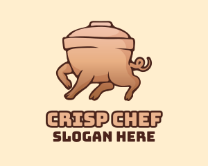 Pig Rice Bowl logo design