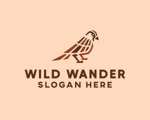 Wild Sparrow Bird logo design