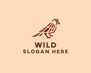 Wild Sparrow Bird logo design