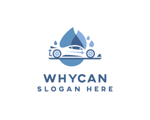 Car Care - Car Auto Wash Cleaning logo design