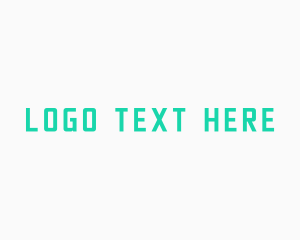 Ad Agency - Green Tech Wordmark logo design