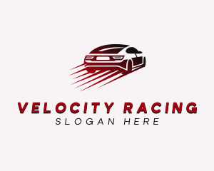 Racing Car Vehicle logo design