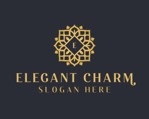 Elegant Floral Jewelry logo design