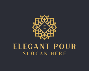 Elegant Floral Jewelry logo design