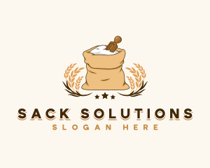 Sack - Flour Sack Wheat logo design
