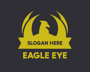 Golden Eagle Banner logo design