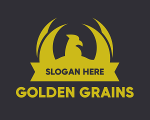 Golden Eagle Banner logo design