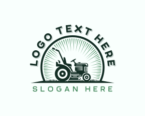 Yard - Lawn Mower Grass Cutter logo design