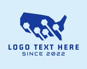 Cyberspace - American Technology Firm logo design