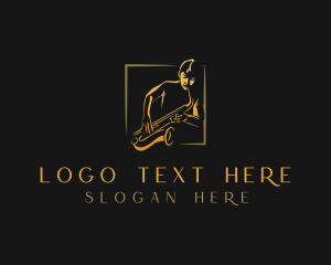 Saxophone Musician Instrument Logo