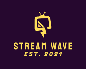 Streaming - Flash Television Streaming logo design