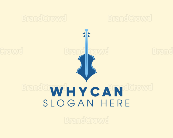 Modern Elegant Violin Logo