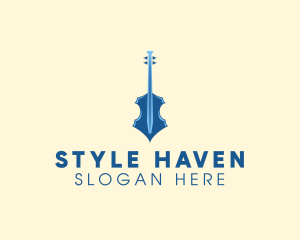 Modern Elegant Violin Logo