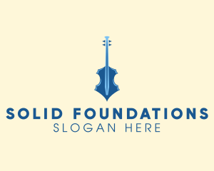 Modern - Modern Elegant Violin logo design