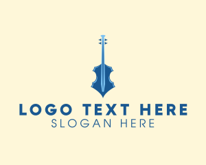 Performance - Modern Elegant Violin logo design