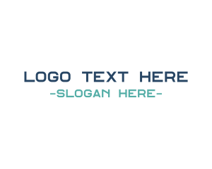 Computing - Tech Text Font logo design