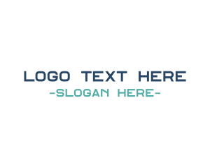 Esports - Tech Text Font logo design