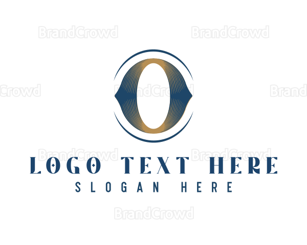 Stylish Expensive Business Letter O Logo