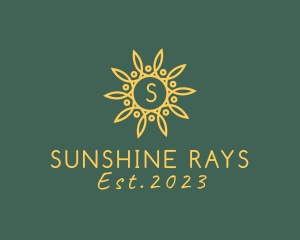 Sun Solar Power Farm  logo design