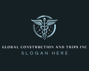 Surgeon - Health Medicine Caduceus logo design