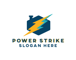 Electric Lightning Power Supply logo design