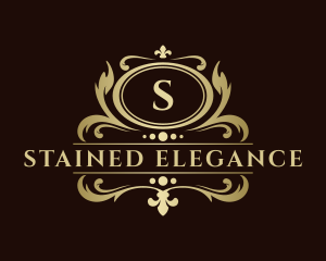 Premium Ornament Crest logo design