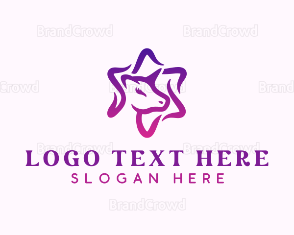 Magical Pony Unicorn Logo