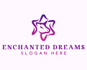 Magical - Magical Pony Unicorn logo design