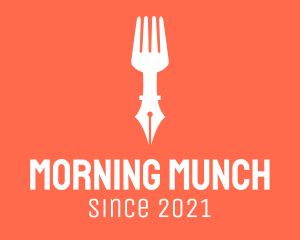 Brunch - Food Critic Pen logo design