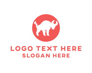 Cow - Strong Bull Horns logo design