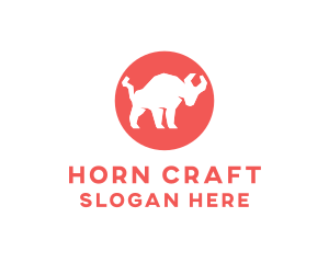 Strong Bull Horns logo design
