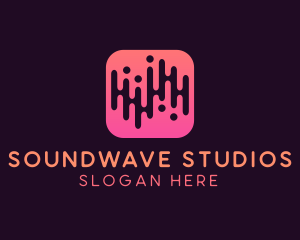 Recording - Soundwave Synthesizer Studio logo design