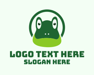 Green Toad Frog Logo