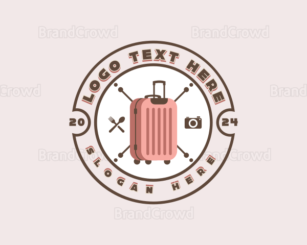 Traveler Luggage Trip Logo