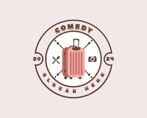 Traveler Luggage Trip Logo