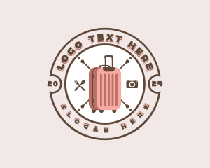 Traveler Luggage Trip Logo