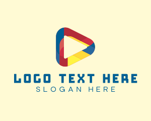High Tech - Play Button App logo design