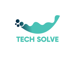 Solution - Liquid Water Bubbles logo design