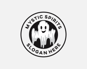 Scary Halloween Ghost  logo design