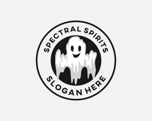 Scary Halloween Ghost  logo design