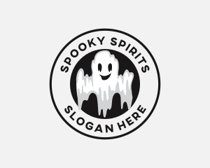 Scary Halloween Ghost  logo design